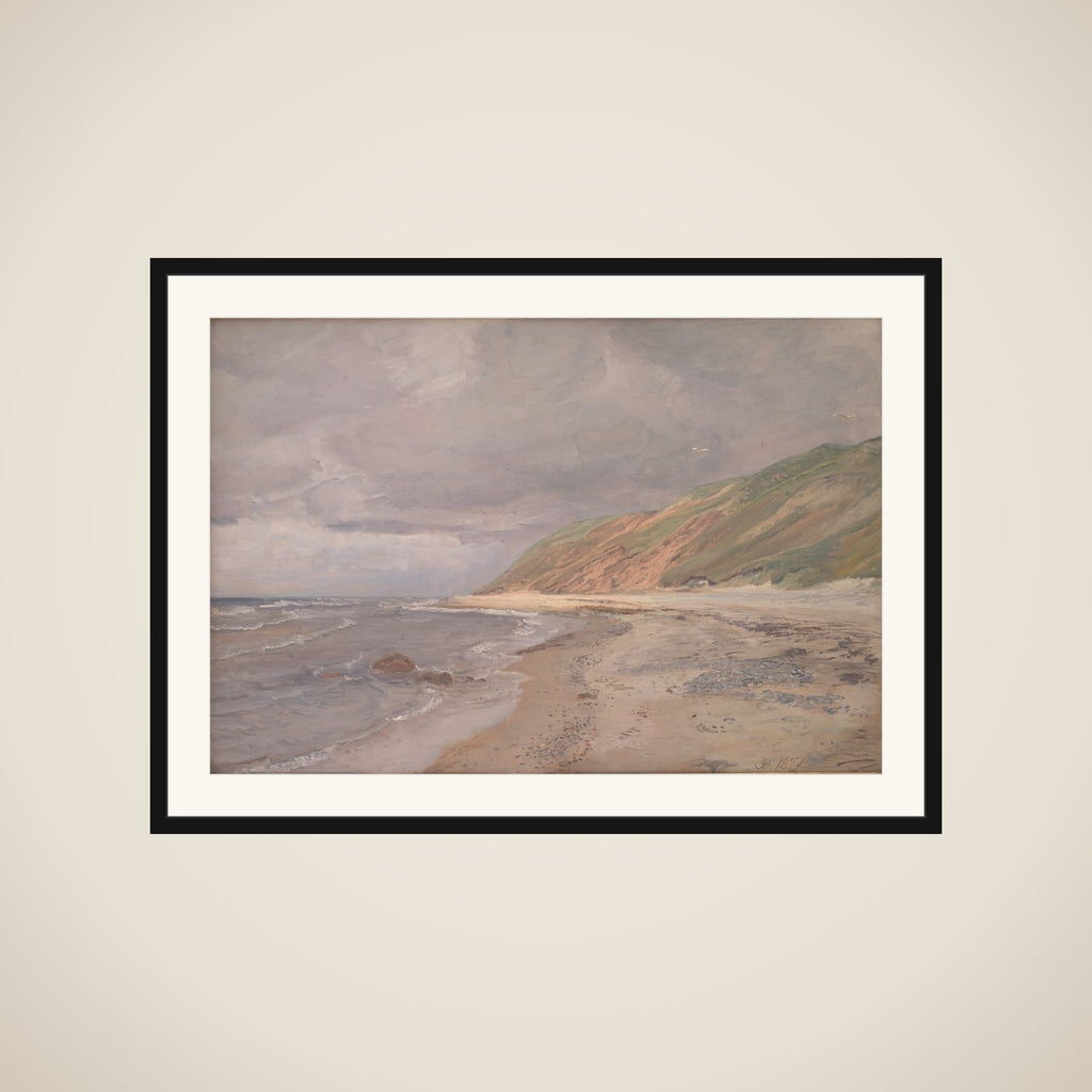 Tisvilde Strand. Gråvejr framed