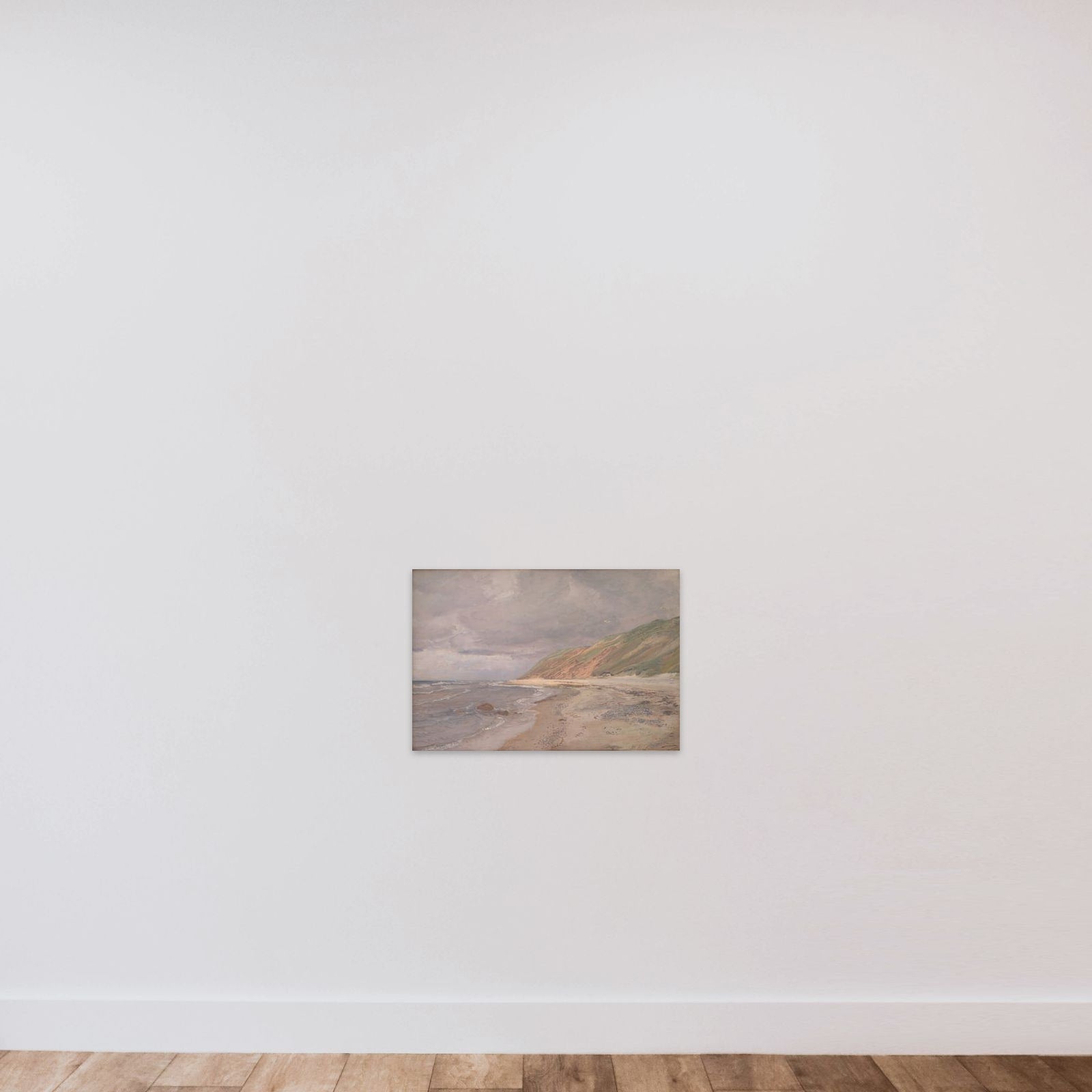 Tisvilde Strand. Gråvejr unframed — shown to scale