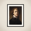 Portræt af Rembrandt med ringkrave framed