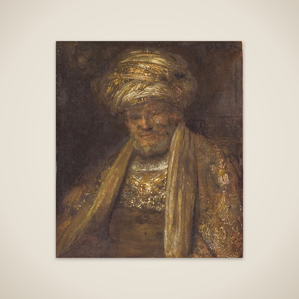 Portræt af en orientaler unframed print