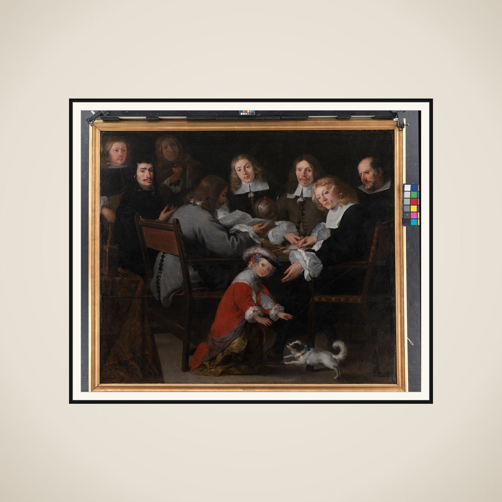 Ambassadør C. Pedersen Lerche med sin Stab framed