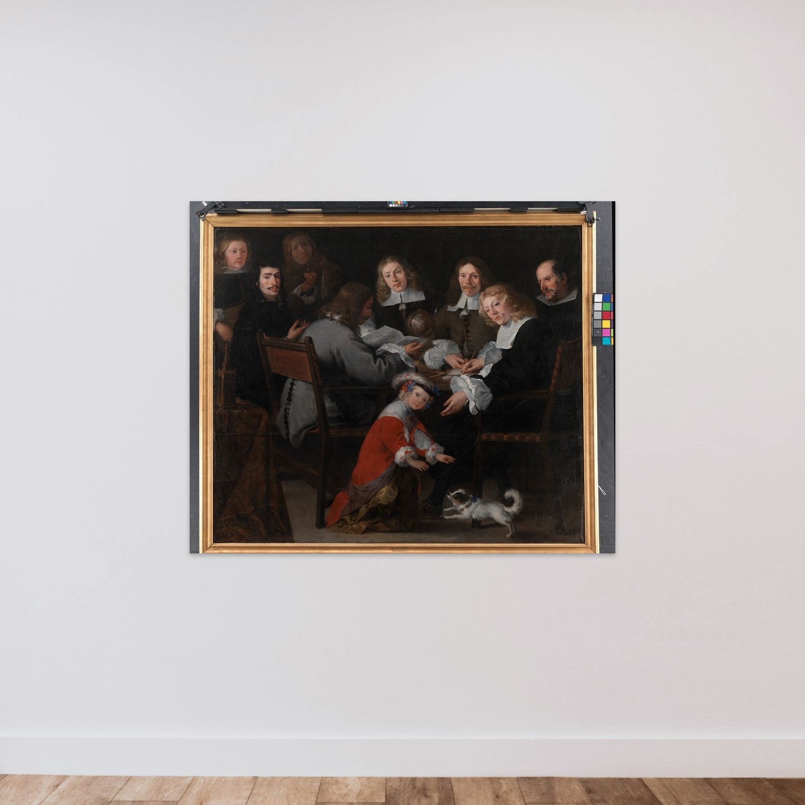 Ambassadør C. Pedersen Lerche med sin Stab unframed — shown to scale
