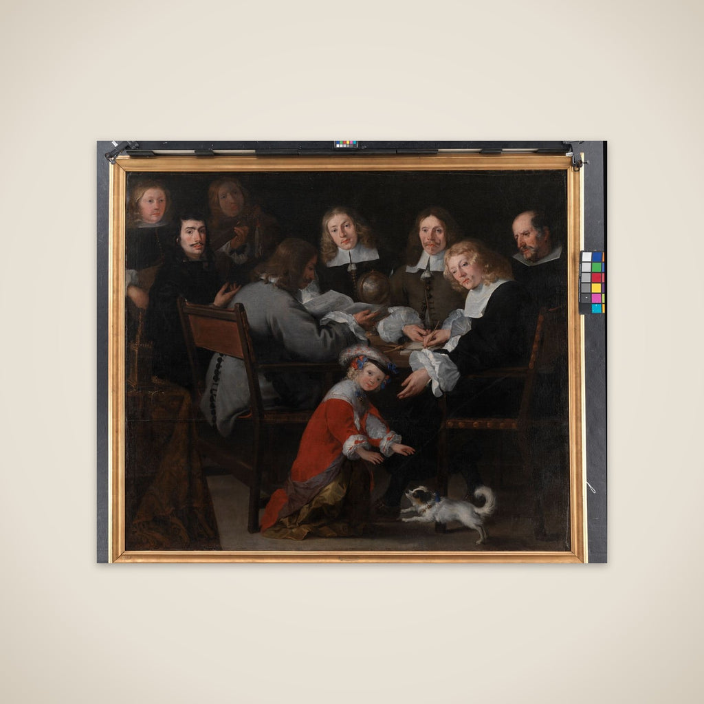 Ambassadør C. Pedersen Lerche med sin Stab unframed print