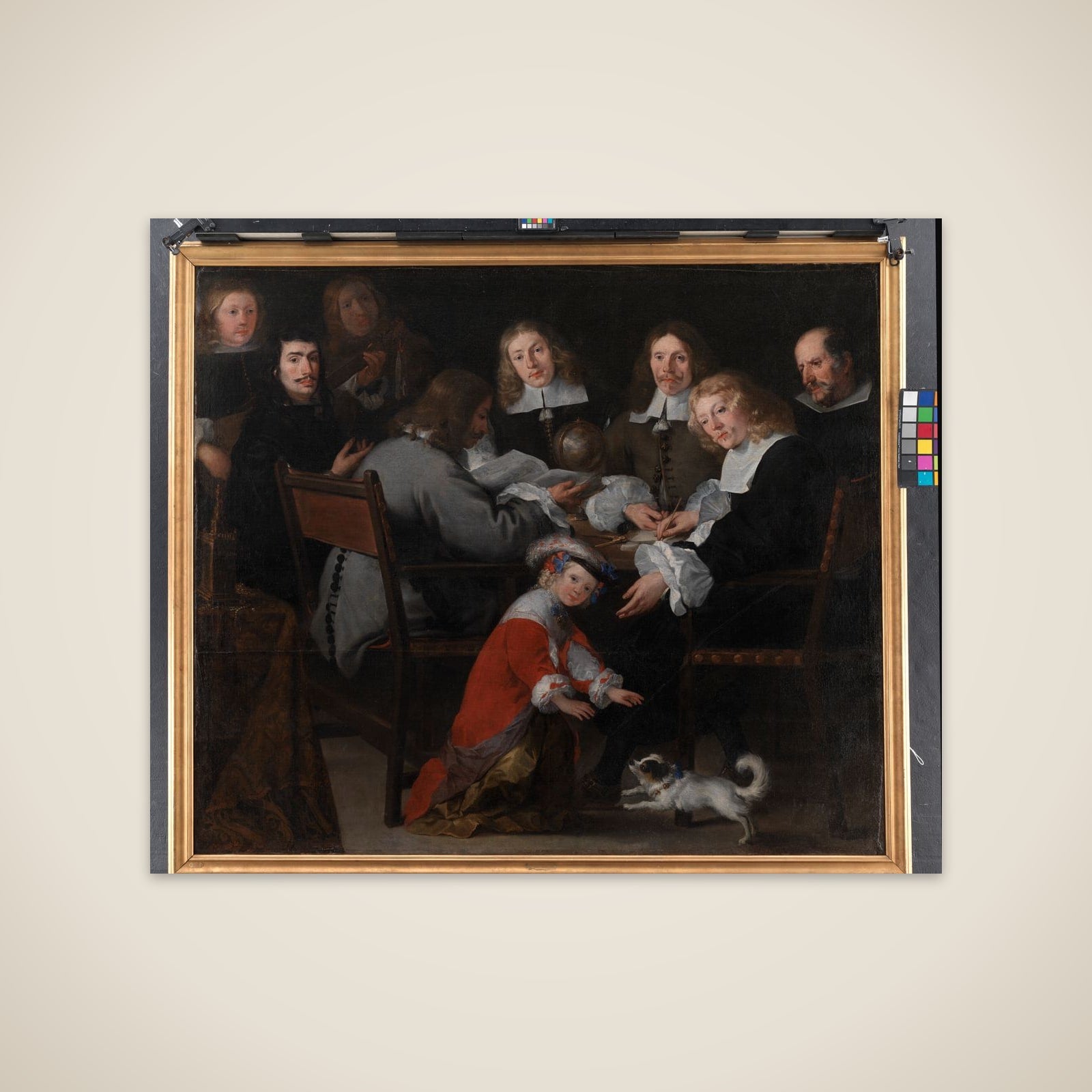 Ambassadør C. Pedersen Lerche med sin Stab unframed print