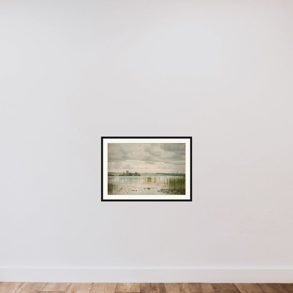 Esrom sø framed — shown to scale