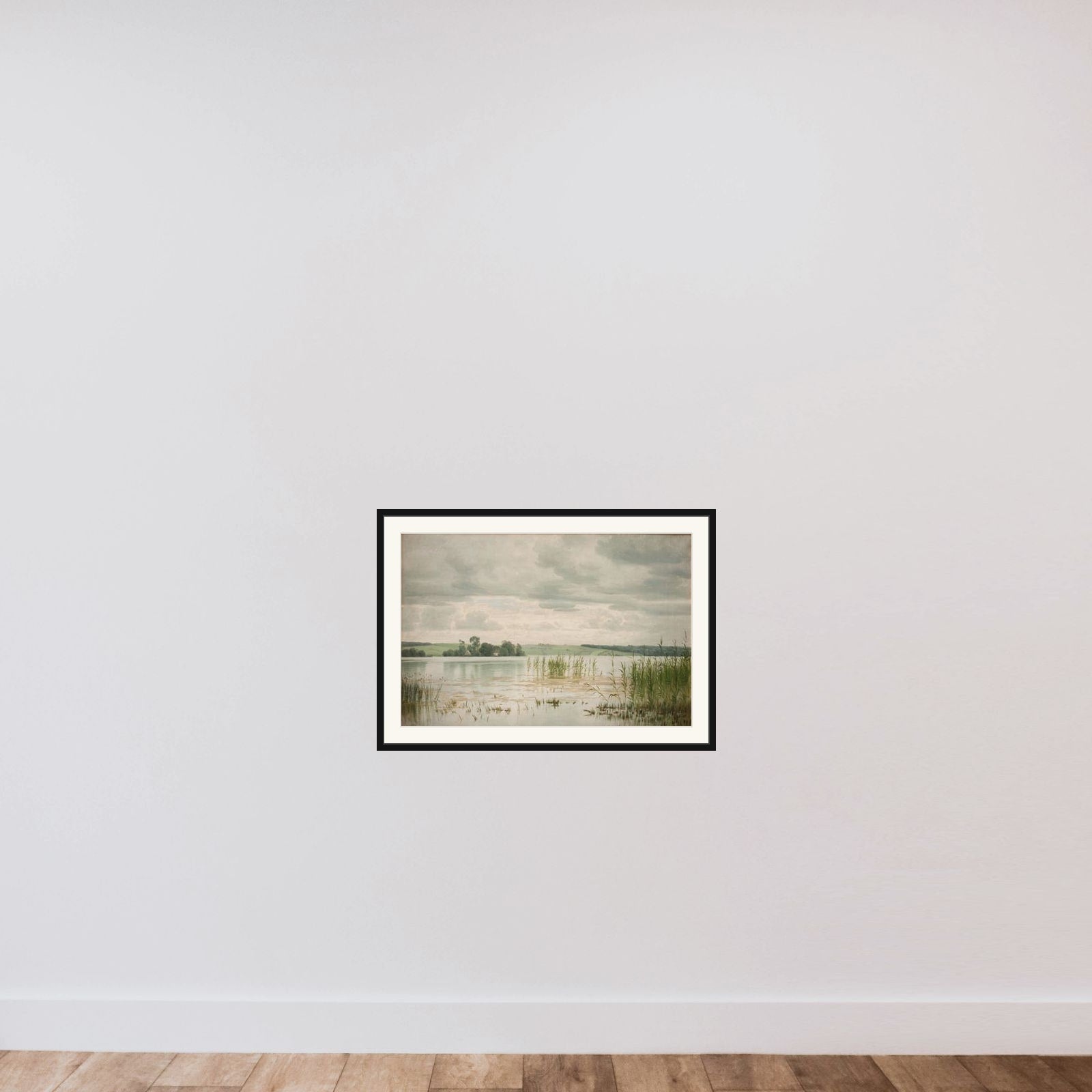 Esrom sø framed — shown to scale
