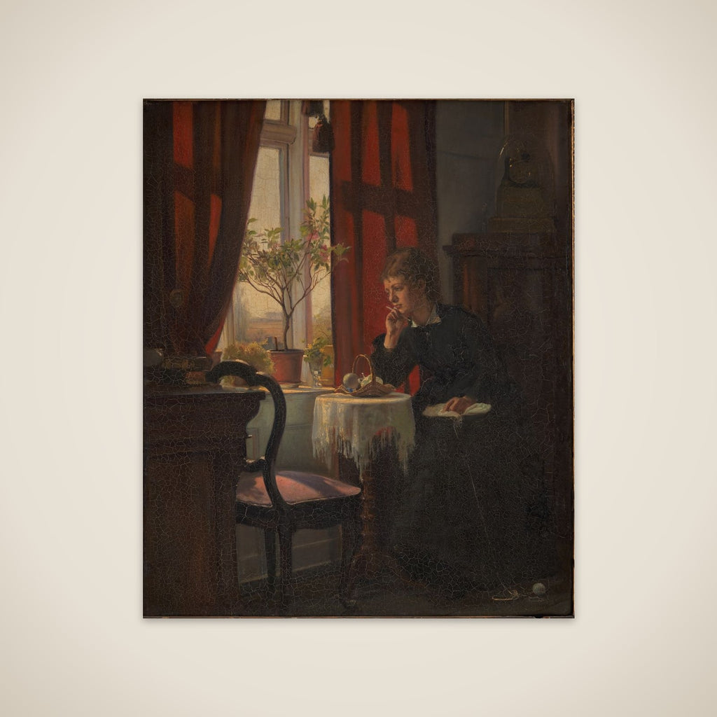 Helga Johansen, kunstnerens søster unframed print