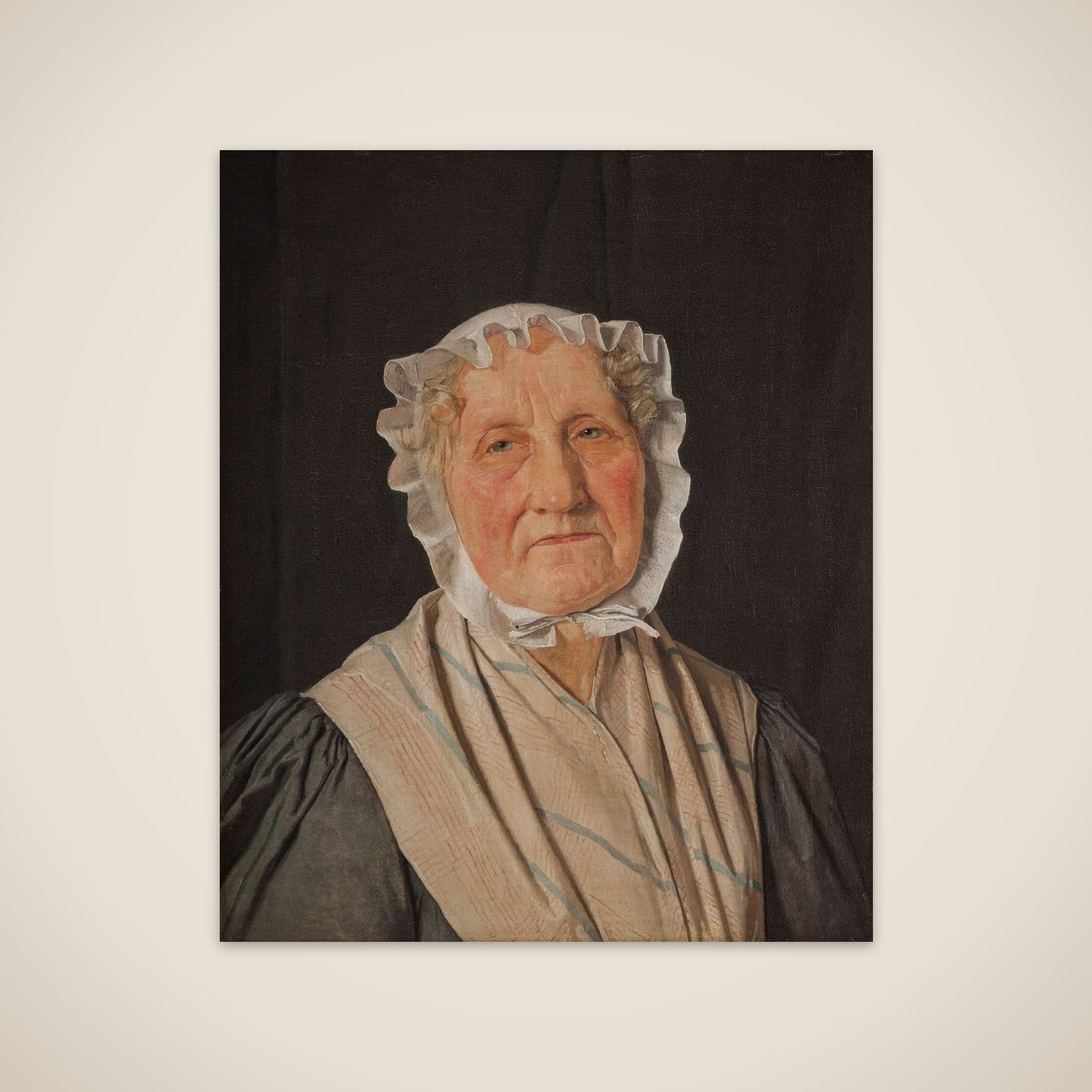 Inger Margrethe Høyen, født Schrøder. Kunsthistorikeren N.L. Høyens moder unframed print