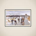 På isen bag byen. Fåborg framed
