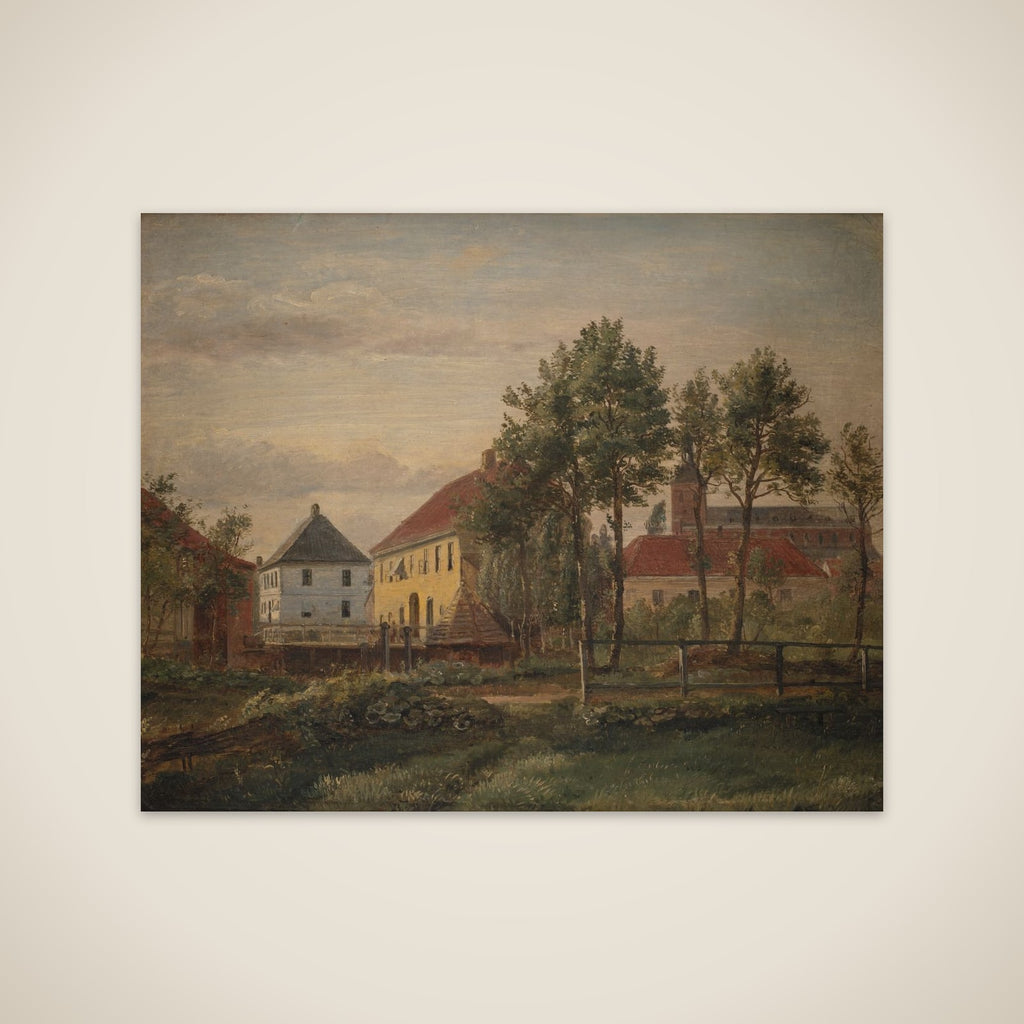 Munkemølle i Odense unframed print