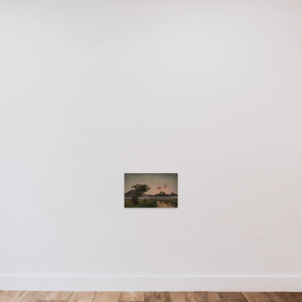 Sommeraften ved Ry unframed — shown to scale