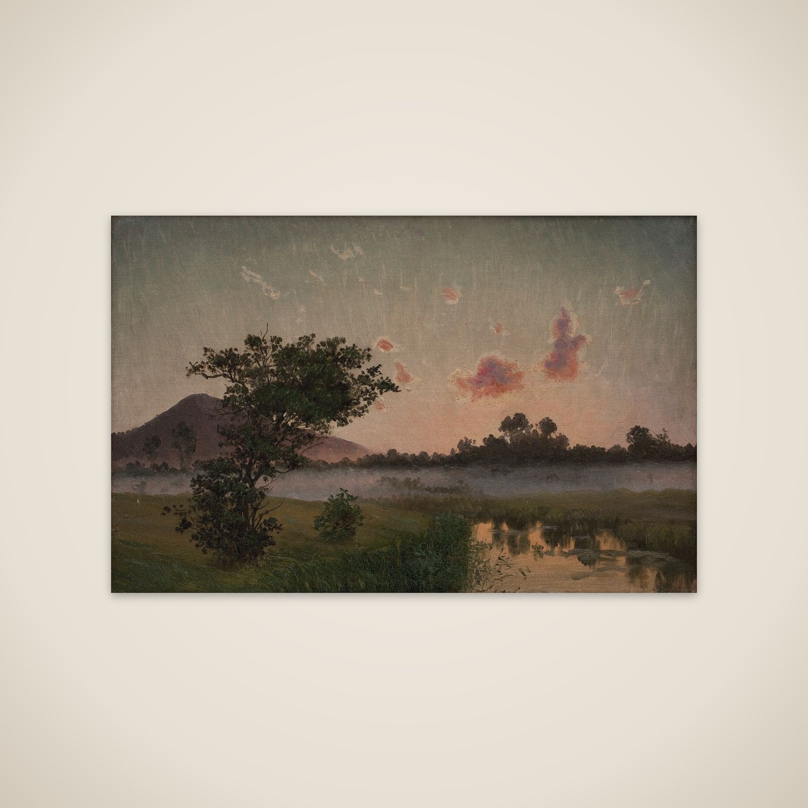 Sommeraften ved Ry unframed print