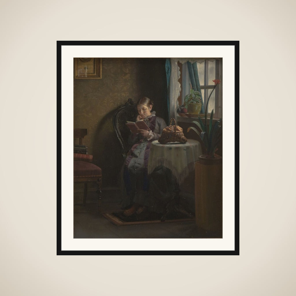 Anna Ancher læsende framed