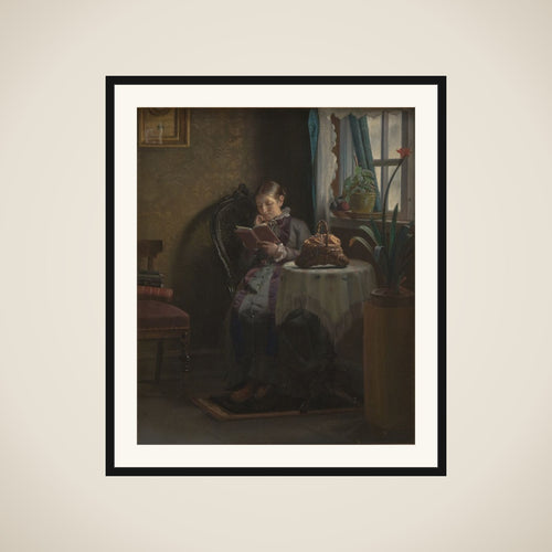 Anna Ancher læsende framed