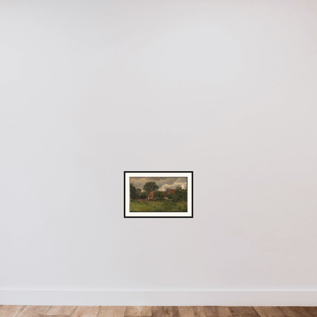 Gamle udbygninger ved en herregård framed — shown to scale
