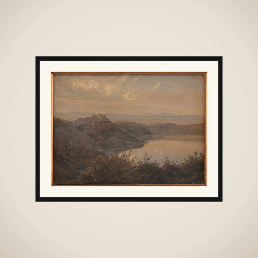 Udsigt mod Castel Gandolfo framed
