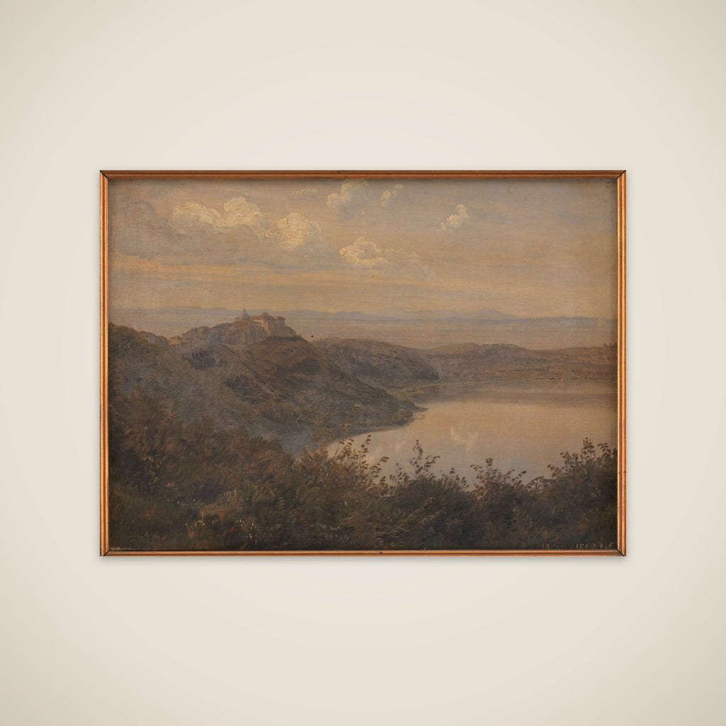 Udsigt mod Castel Gandolfo unframed print