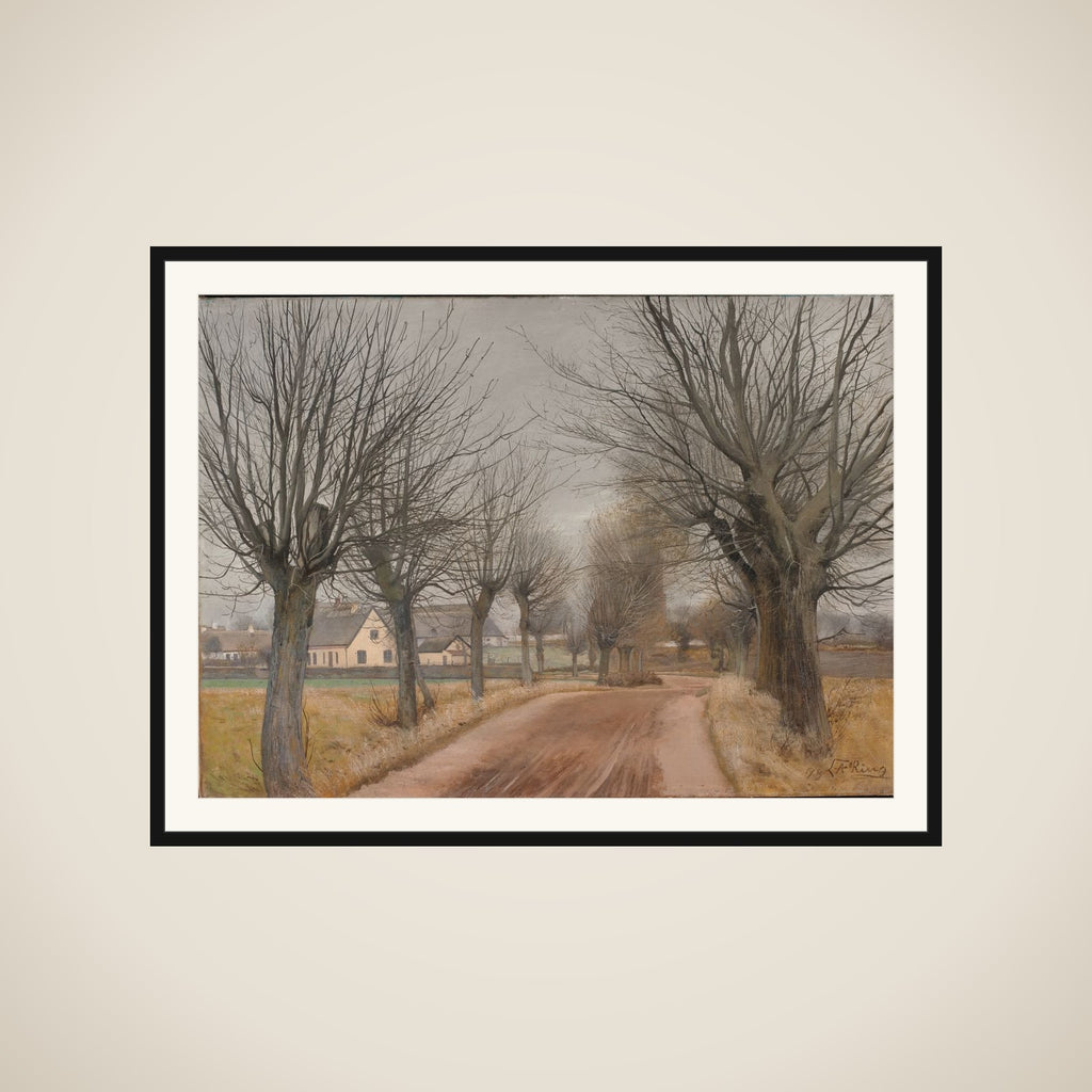 Vej ved Vinderød framed