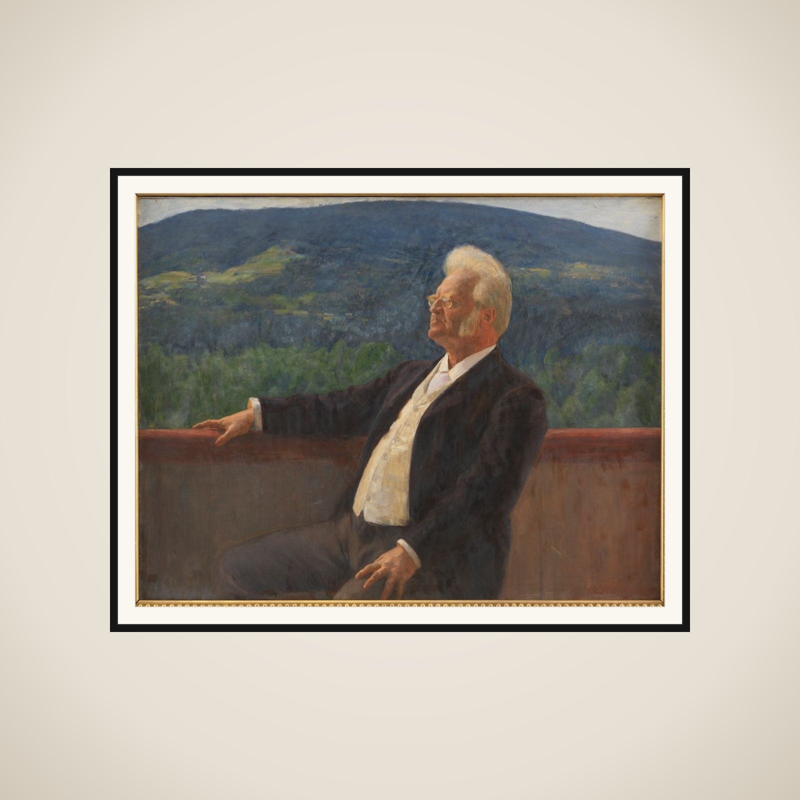 Portræt af Bjørnstjerne Bjørnson framed
