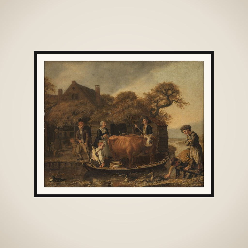 Ved en hollandsk bondegård framed