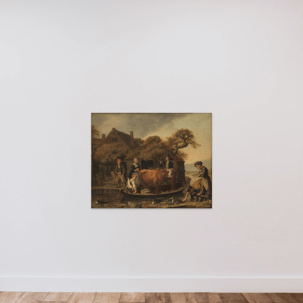 Ved en hollandsk bondegård unframed — shown to scale