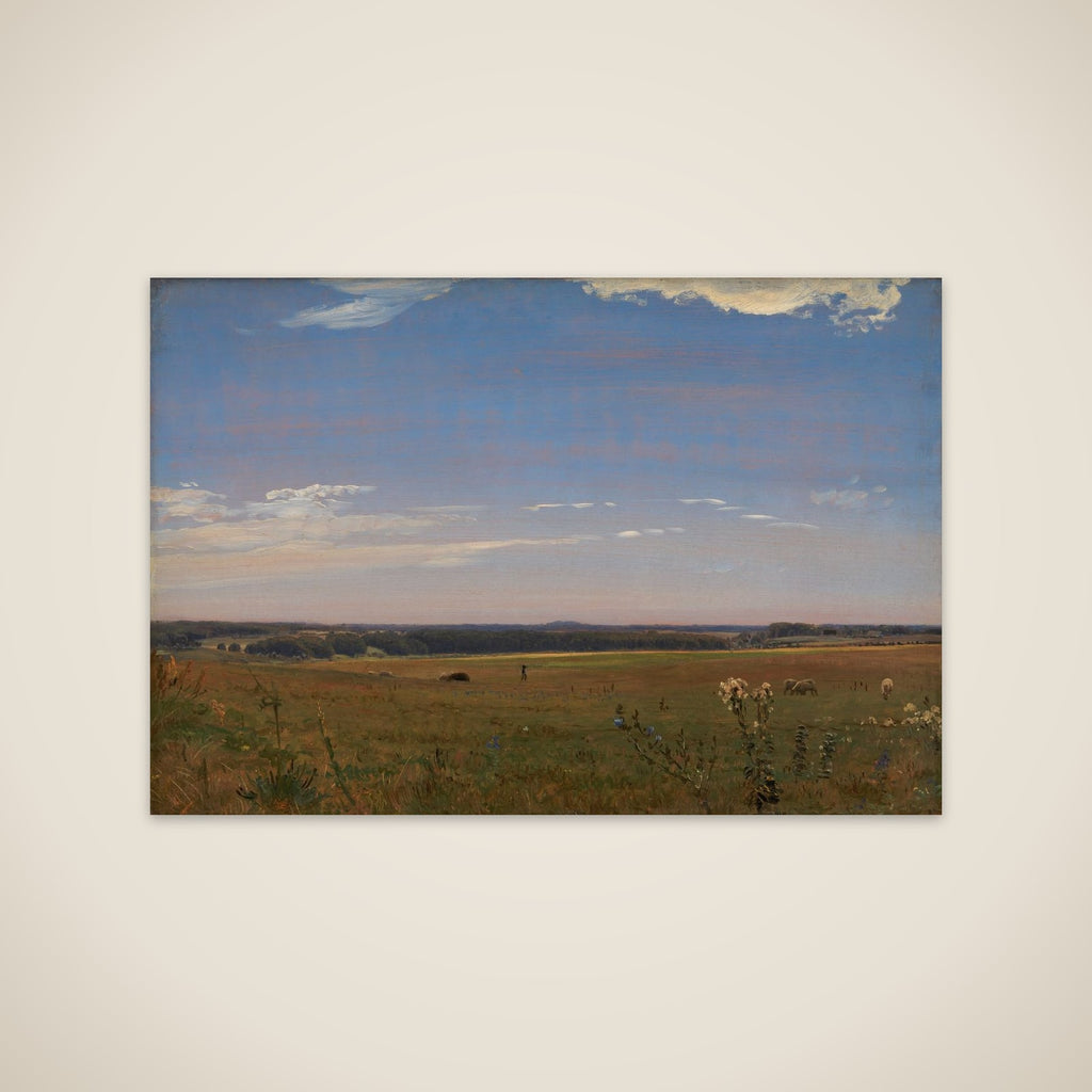 Udsigt mod herregården Beldringe unframed print
