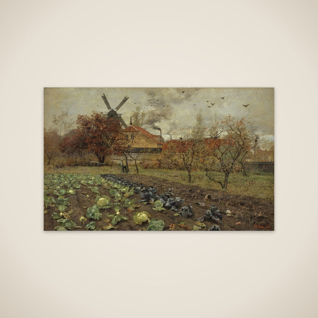 Parti fra Amerikavej i København unframed print