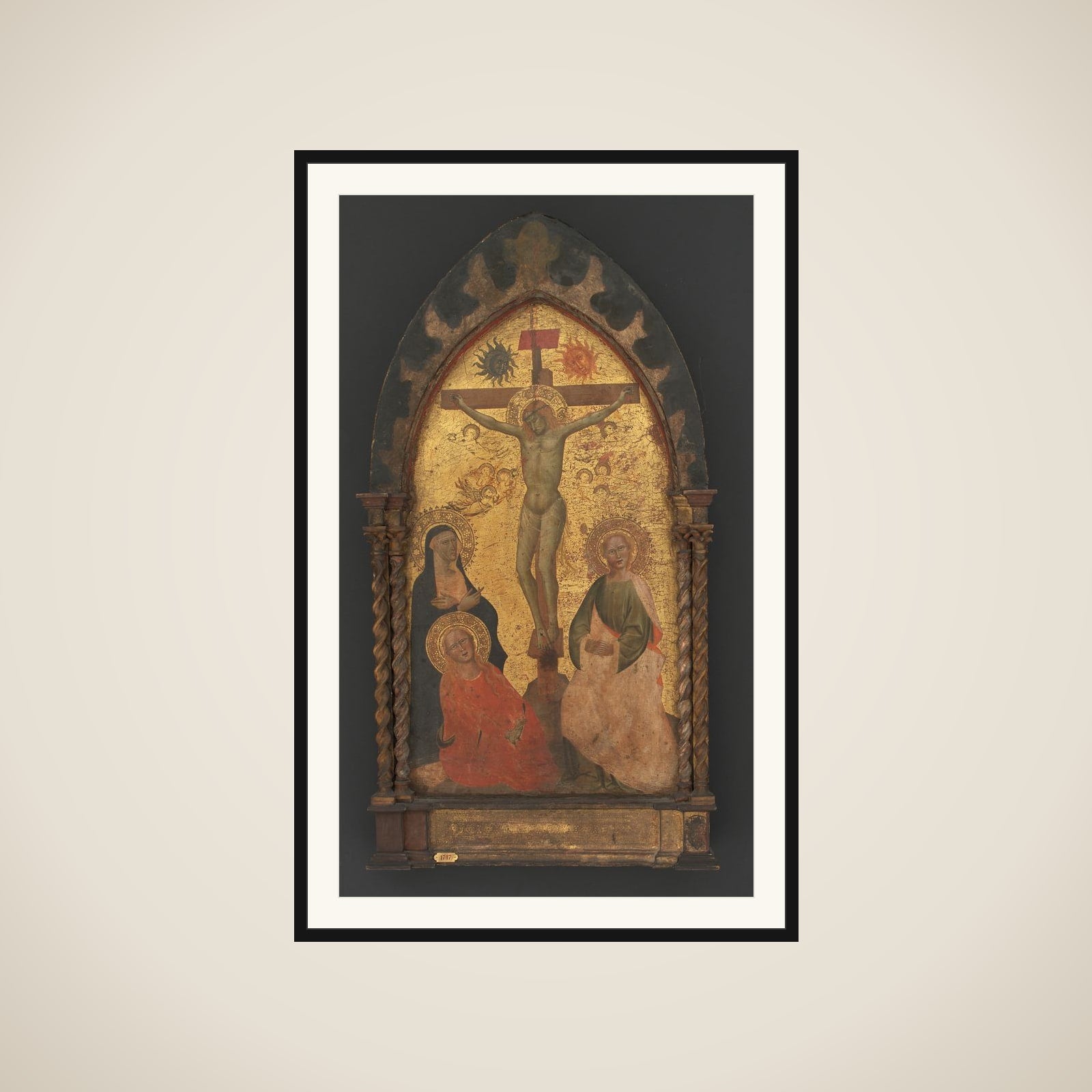 Kristus på korset med Jomfru Maria, Maria Magdalene og Johannes framed