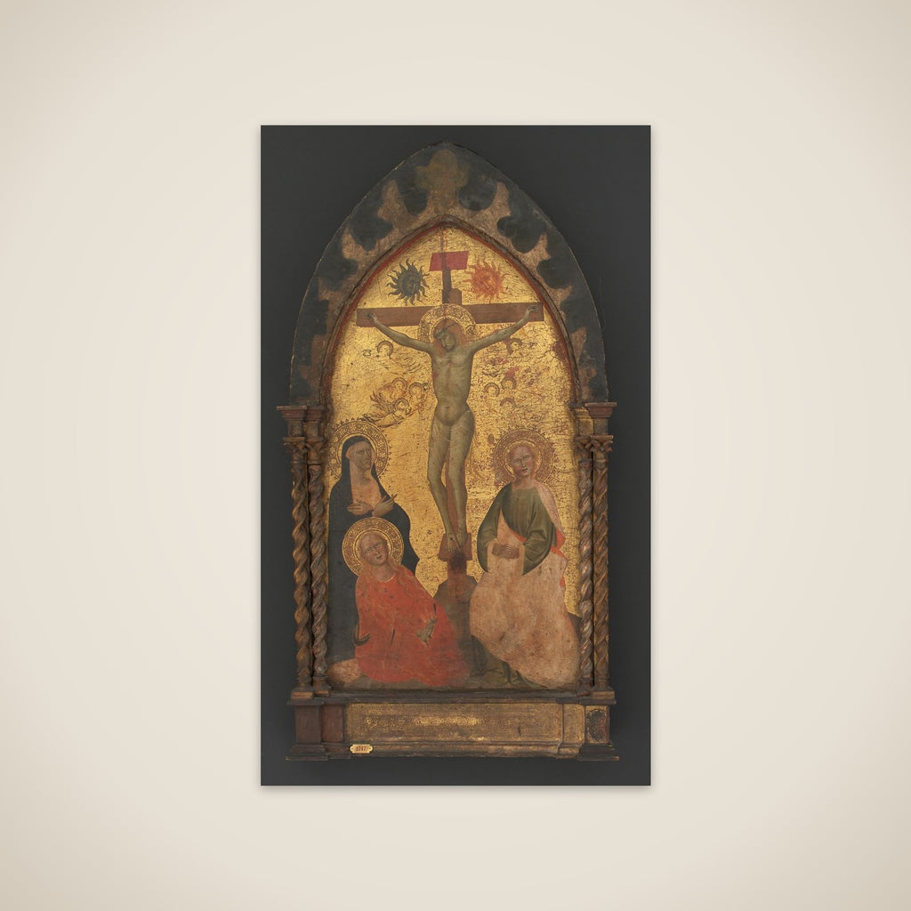 Kristus på korset med Jomfru Maria, Maria Magdalene og Johannes unframed print