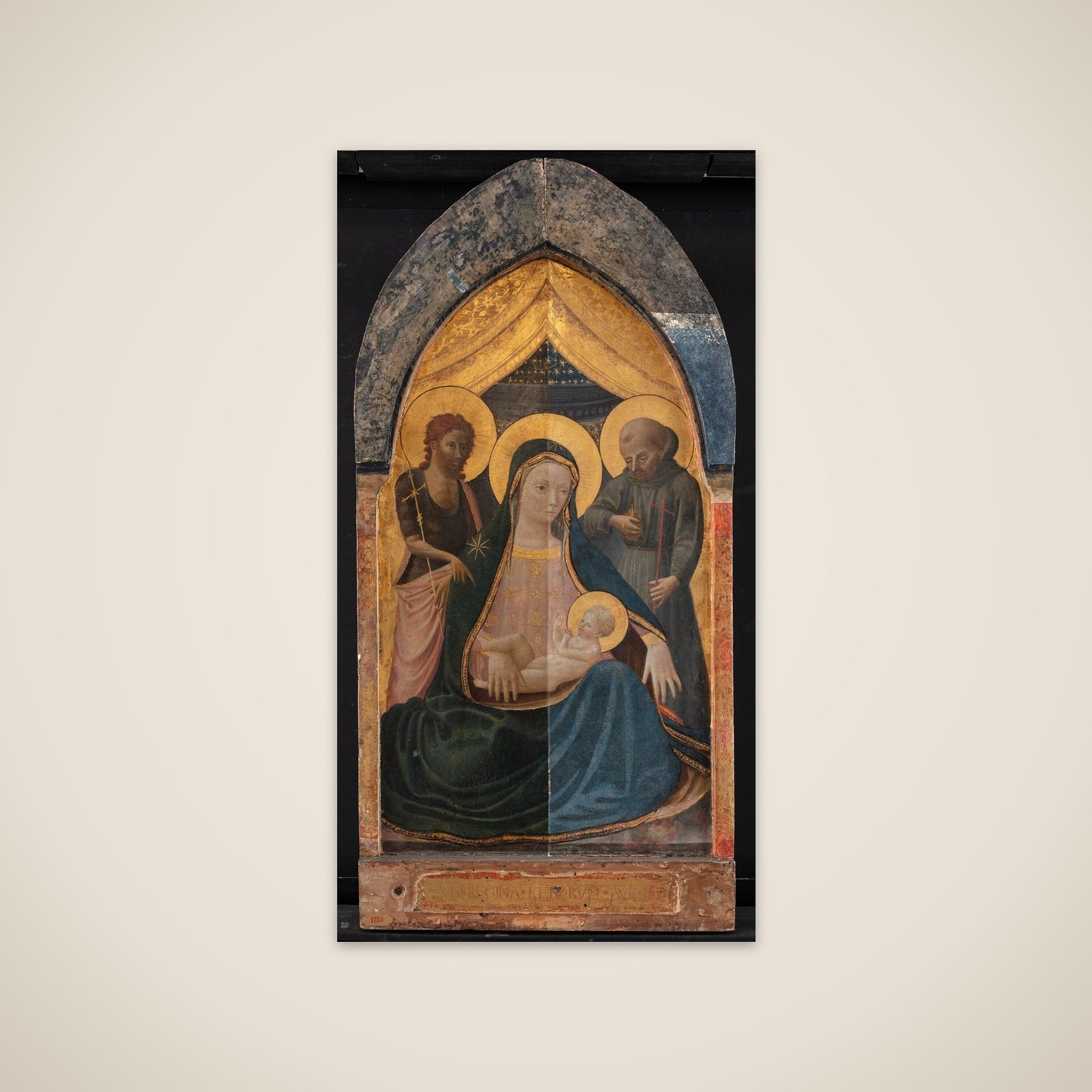 Madonna med Barnet og helgener unframed print