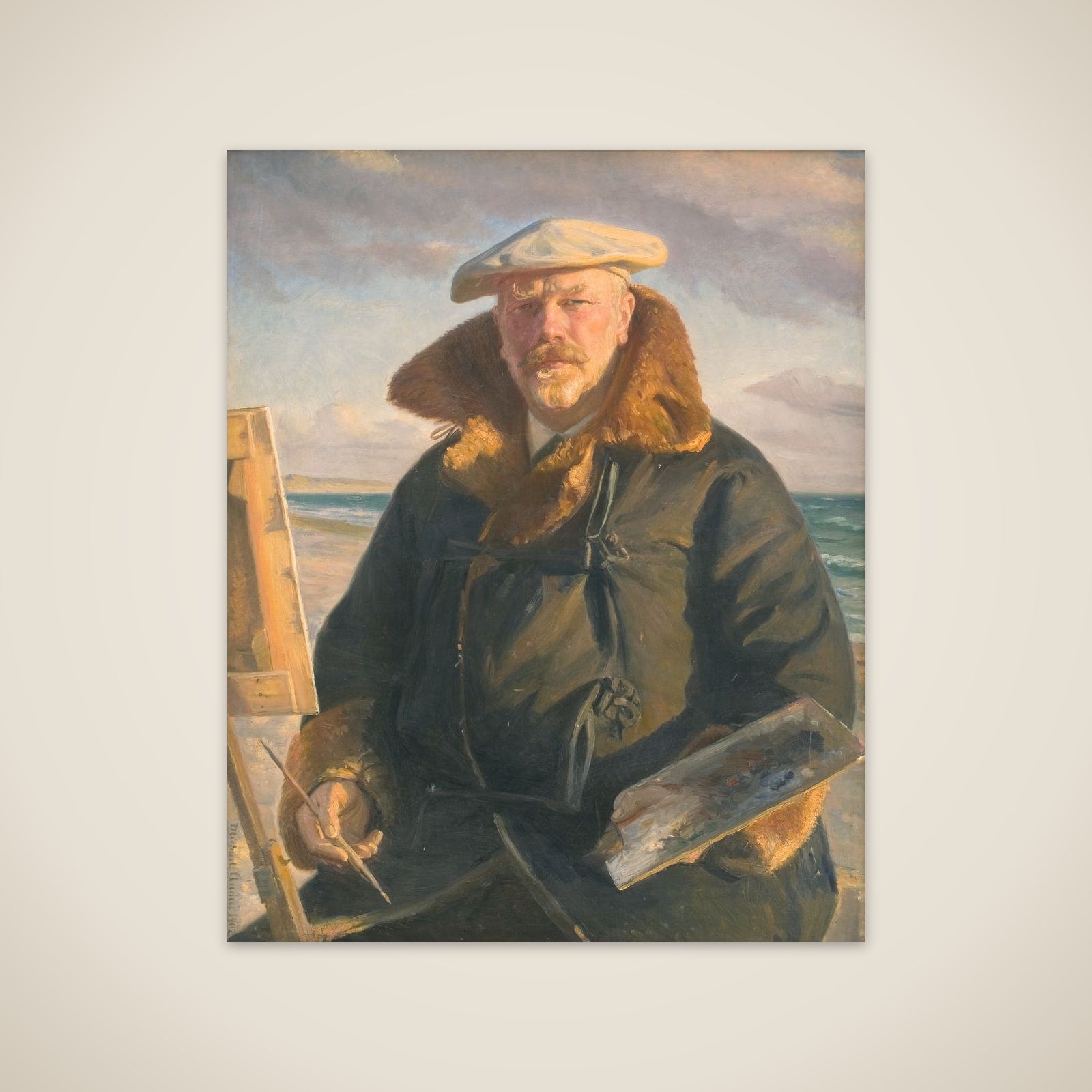 Selvportræt unframed print