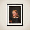 Kunstnerens datter Emilie framed