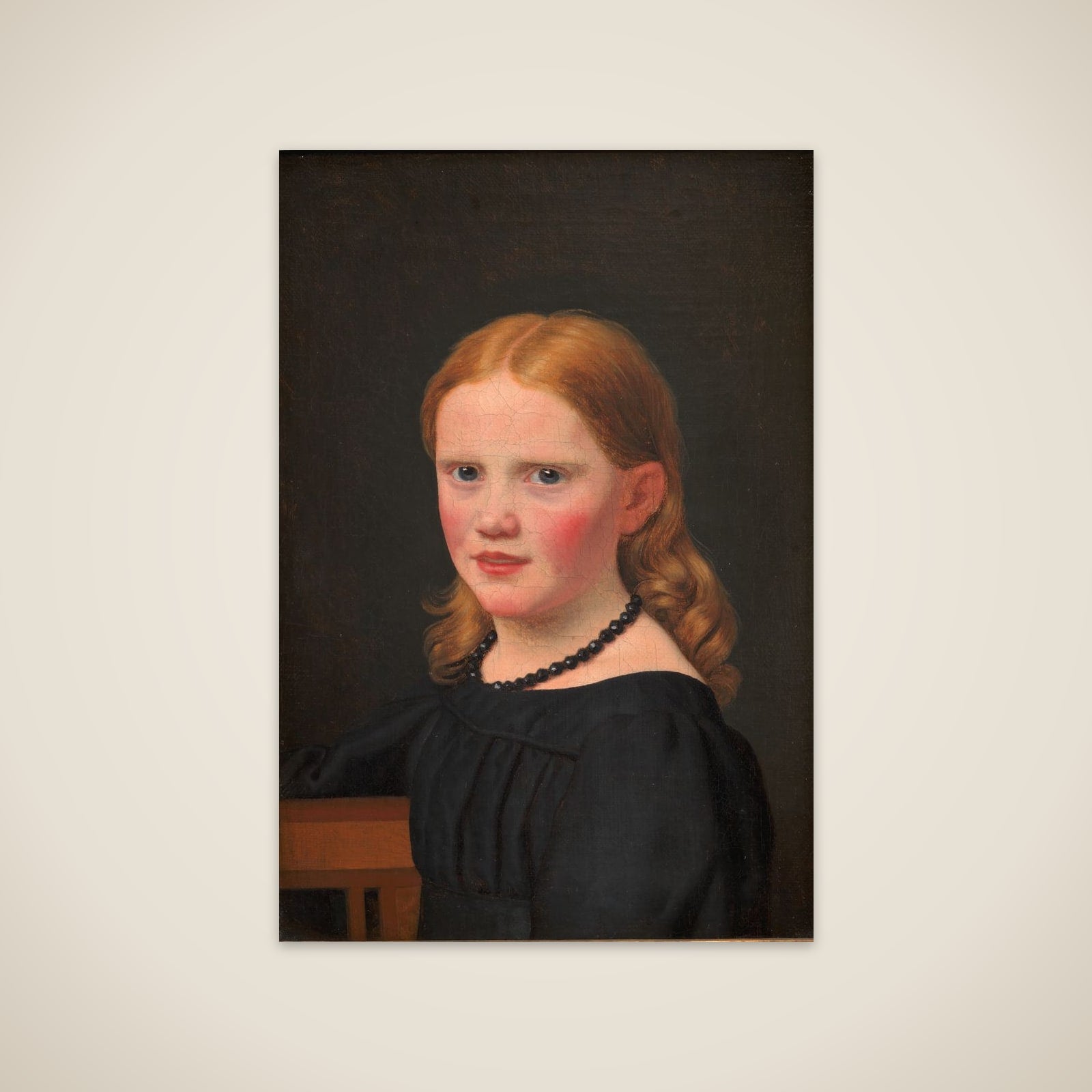Kunstnerens datter Emilie unframed print