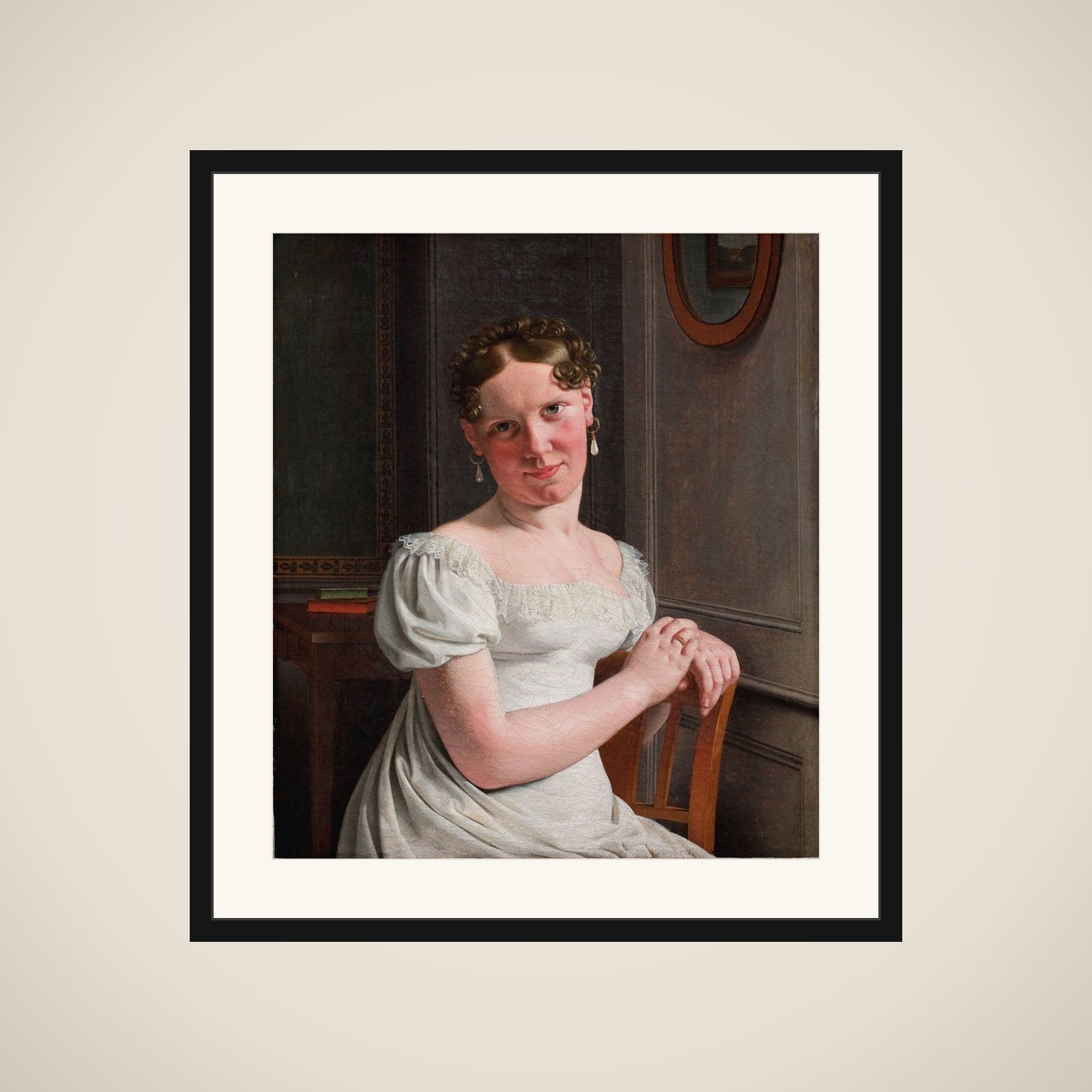 Julie Eckersberg, f. Juel, kunstnerens anden hustru framed