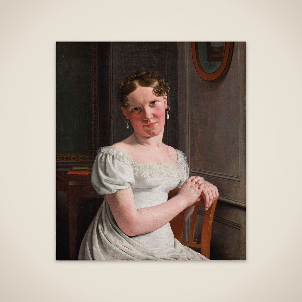 Julie Eckersberg, f. Juel, kunstnerens anden hustru unframed print