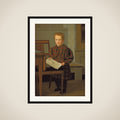 Julius Eckersberg som dreng i Eckersbergs atelier på Charlottenborg framed
