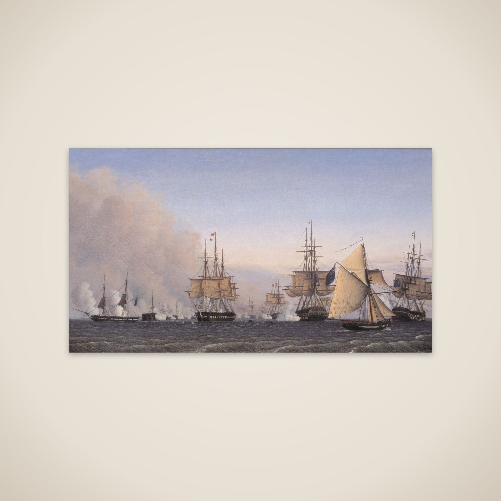 Slaget på Rheden den 2. april 1801 unframed print