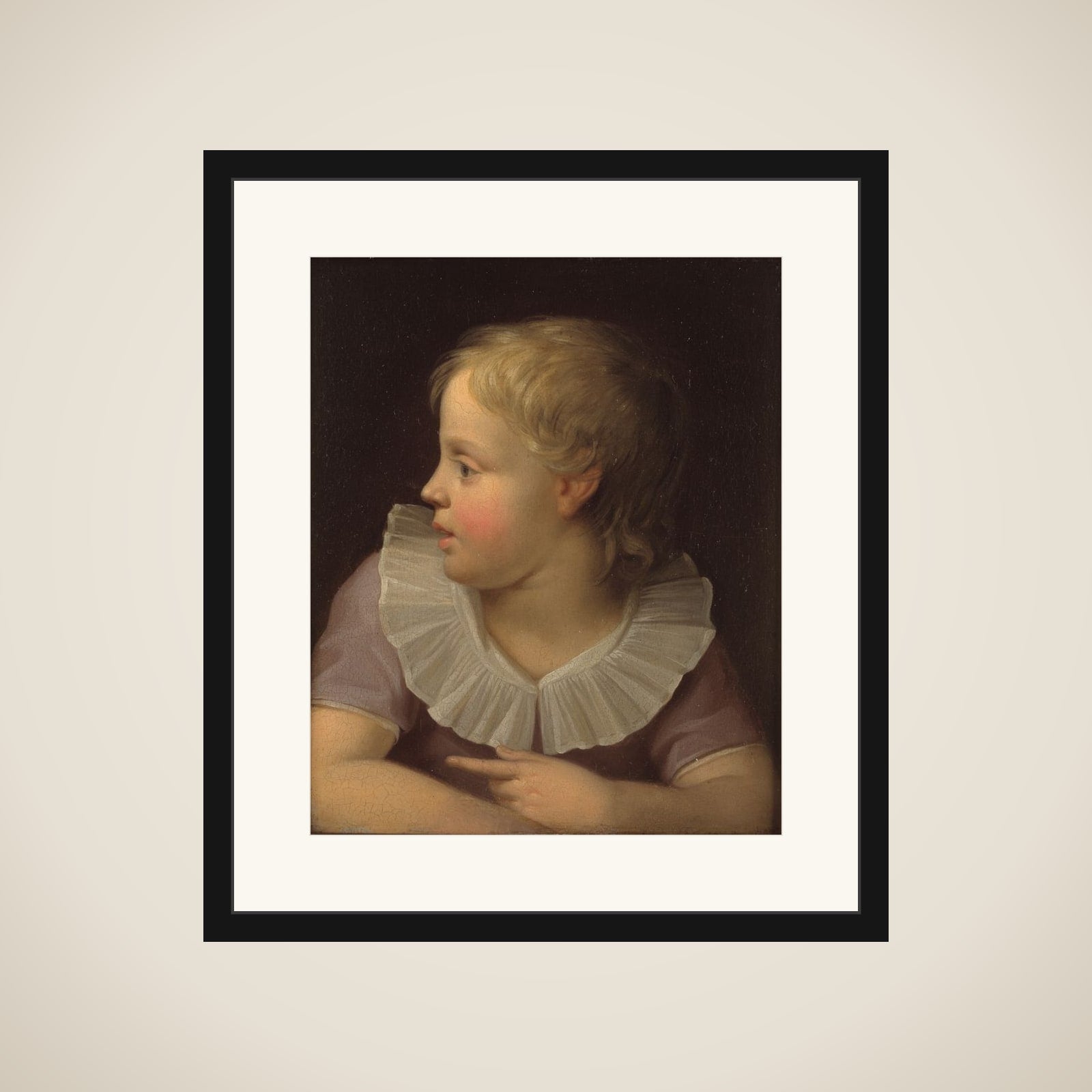 Maleren Jens Juels søn, Jens framed