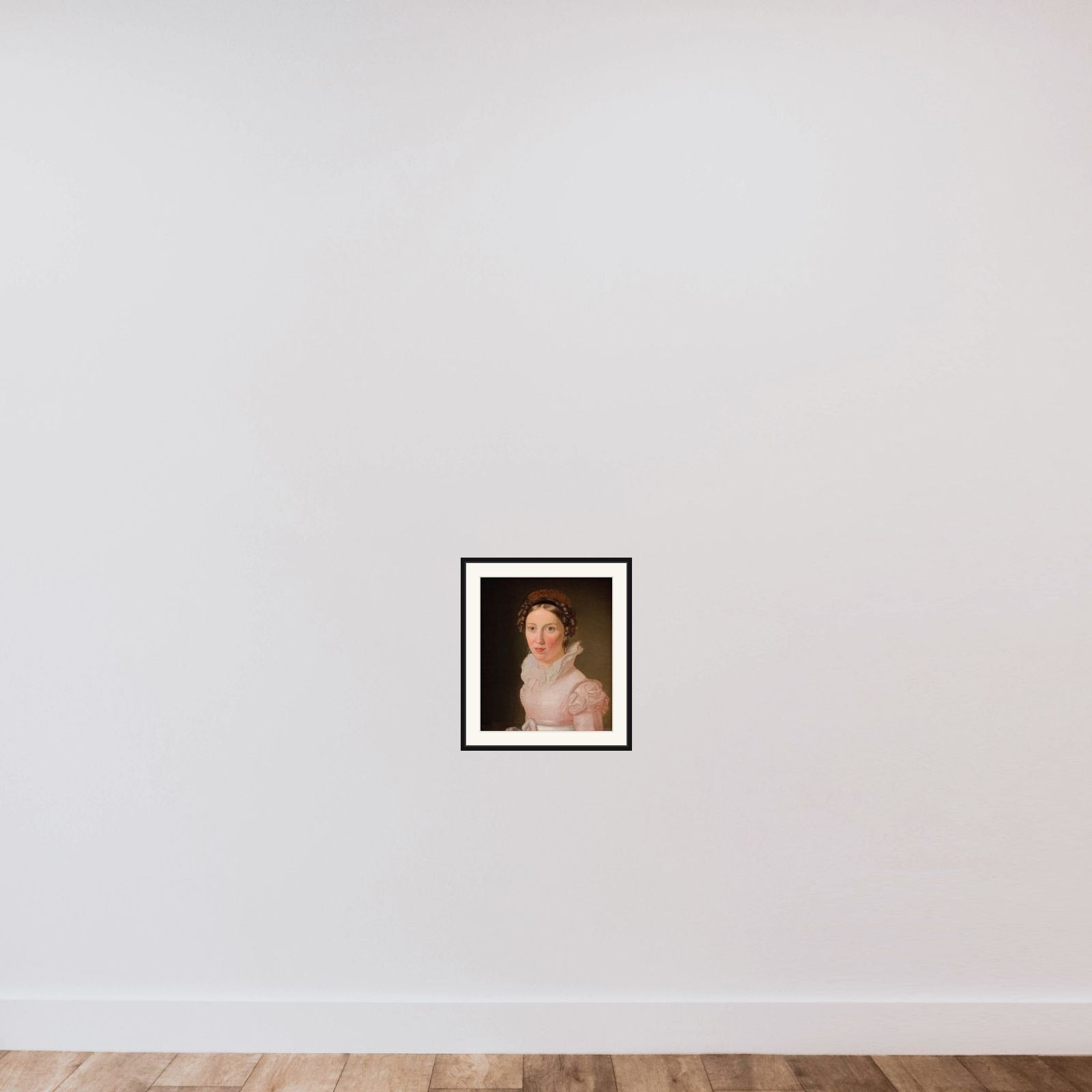 Suzanne Juel, kunstnerens svigerinde, senere hans tredje hustru framed — shown to scale