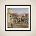 Et parti af det indre af Colosseum framed