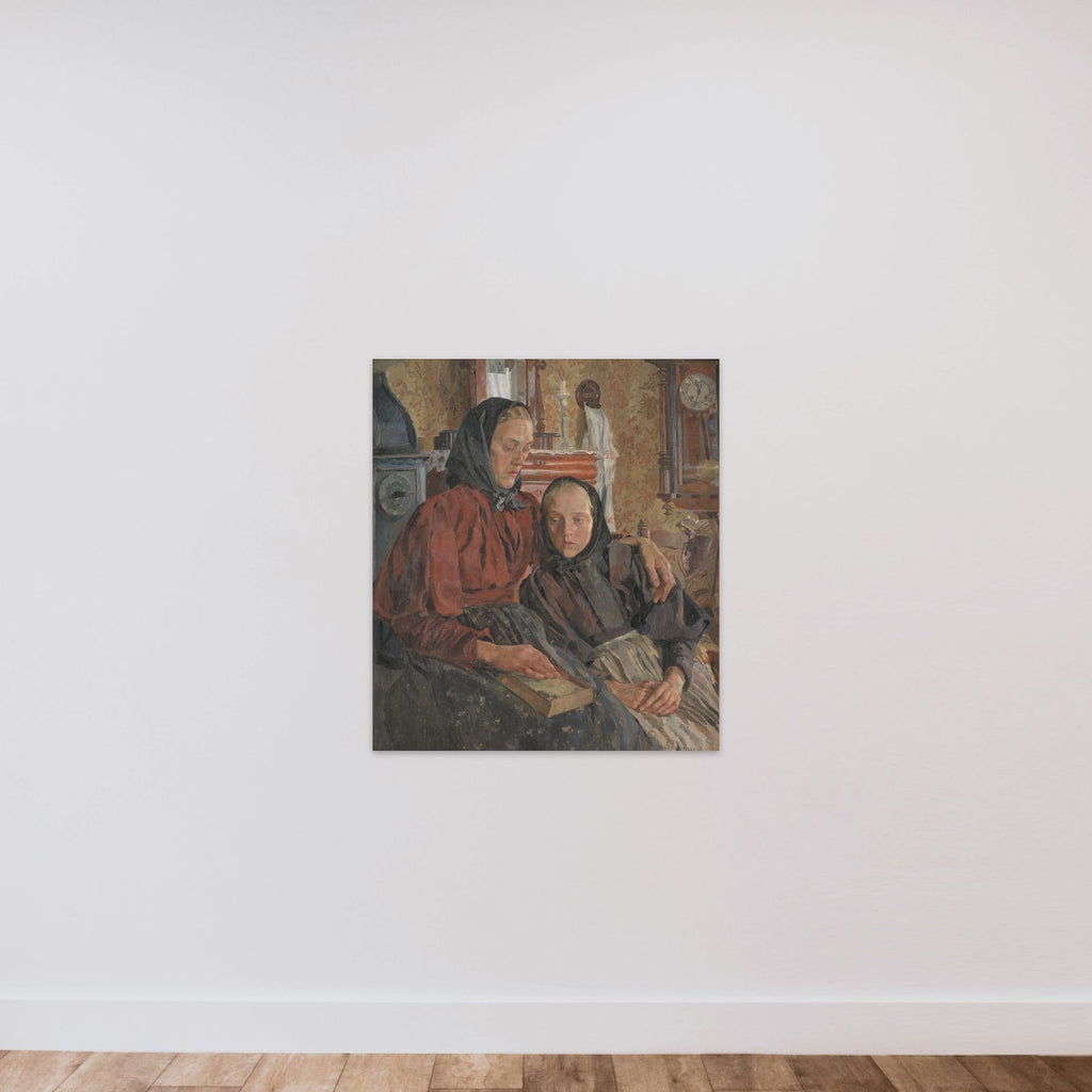 Søstre unframed — shown to scale