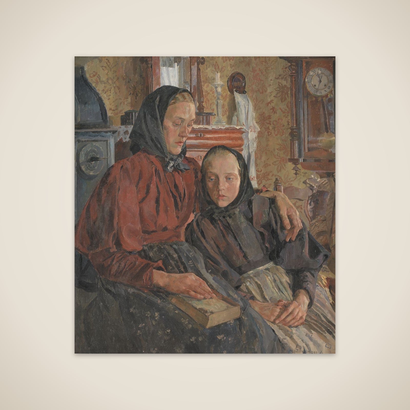 Søstre unframed print