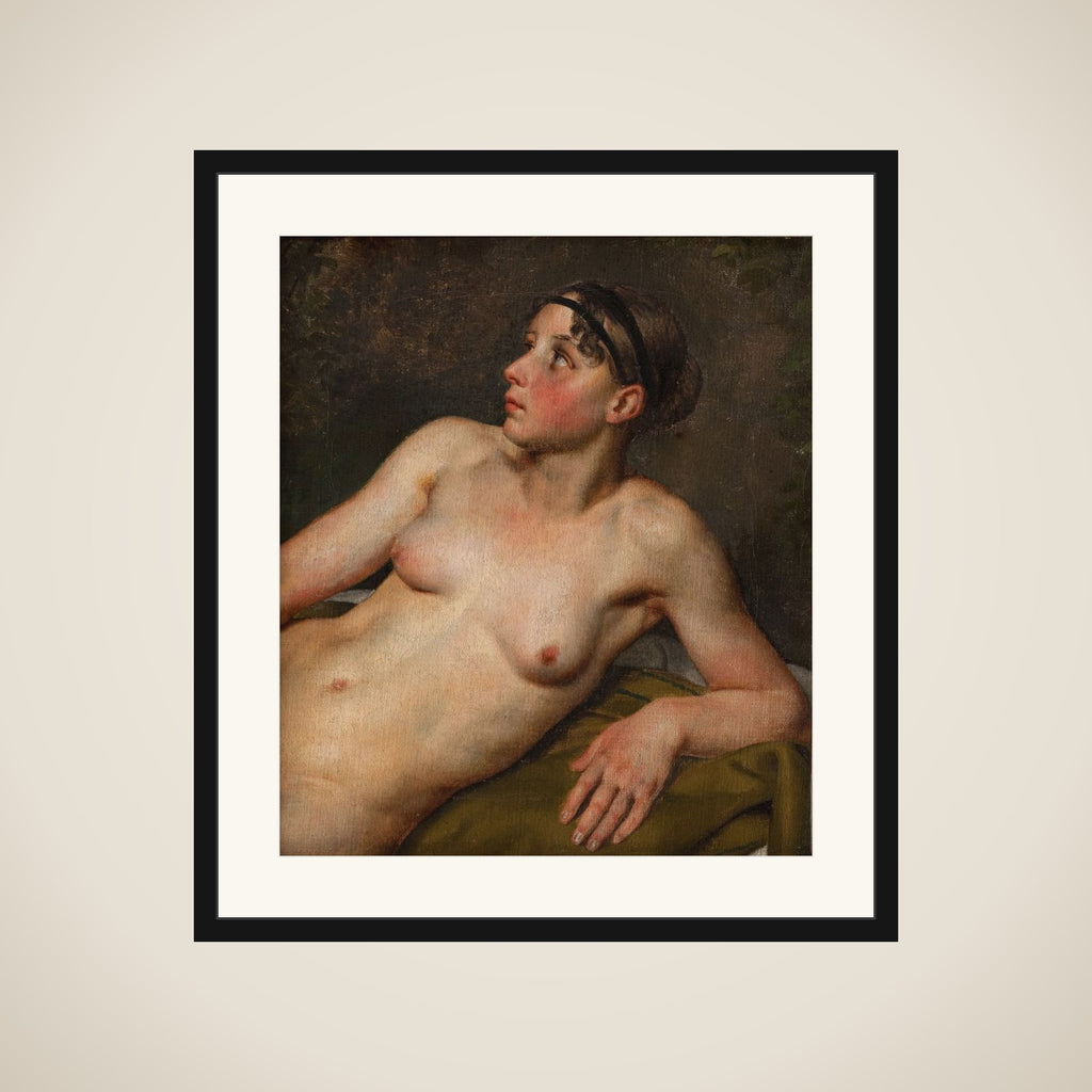 Nøgen kvindelig model framed