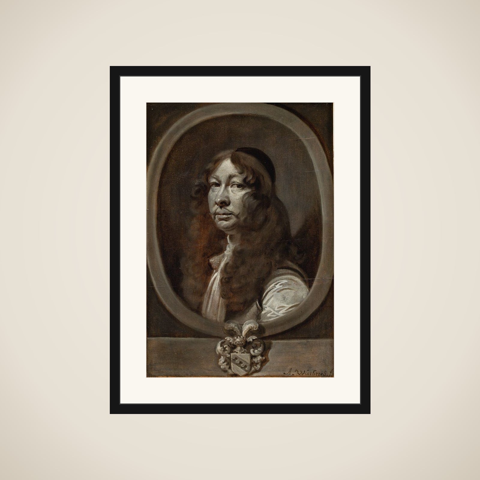 Heinrich von Delwig, svensk oberst framed