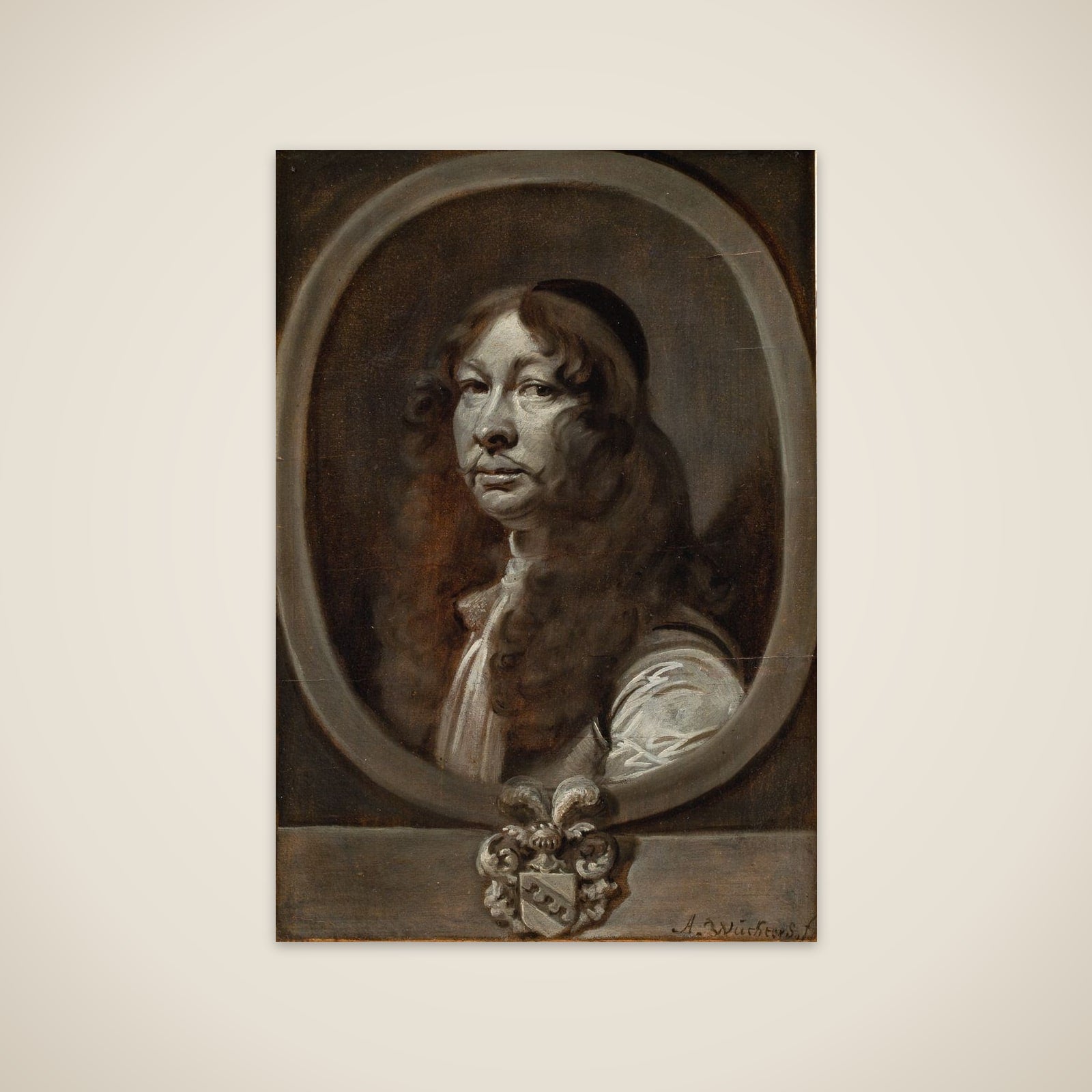 Heinrich von Delwig, svensk oberst unframed print