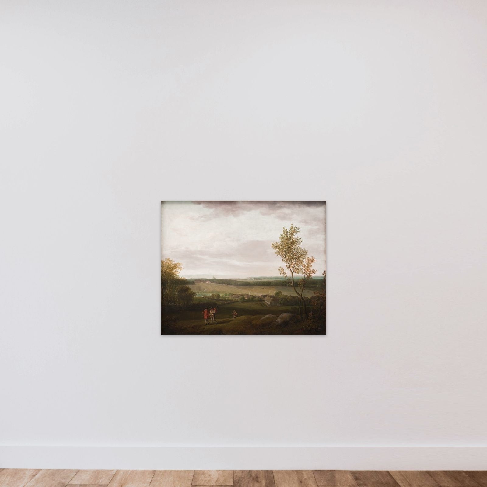 Prospekt af egnen om Jægerspris unframed — shown to scale