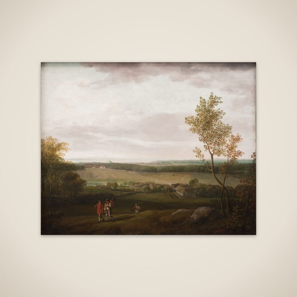 Prospekt af egnen om Jægerspris unframed print