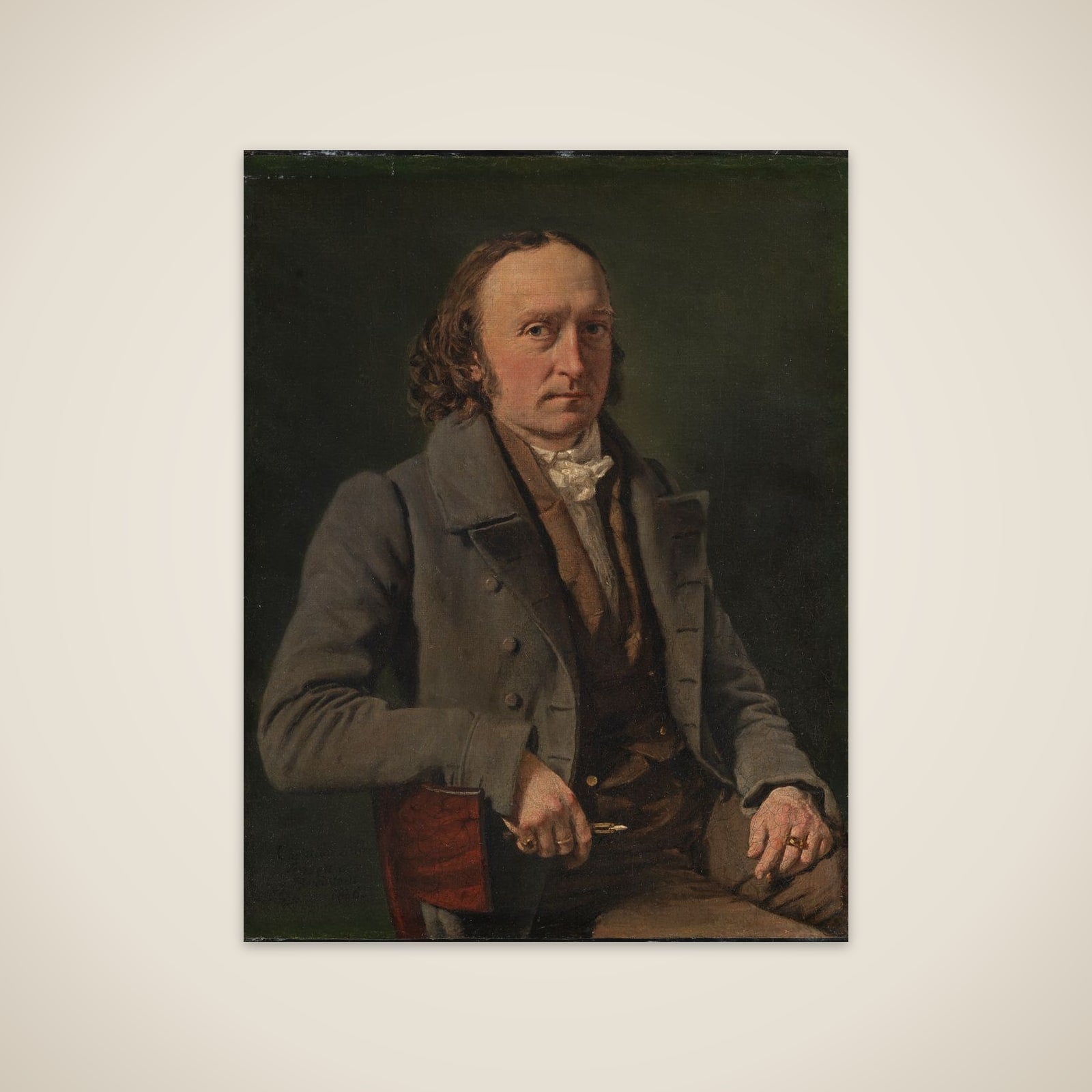 Selvportræt unframed print
