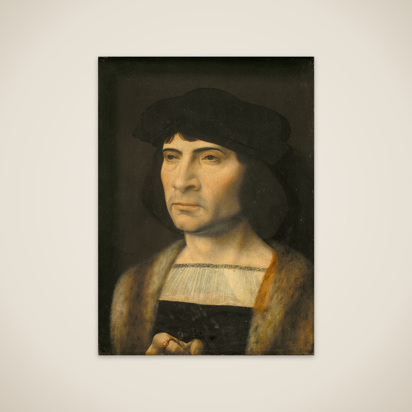Mandsportræt unframed print