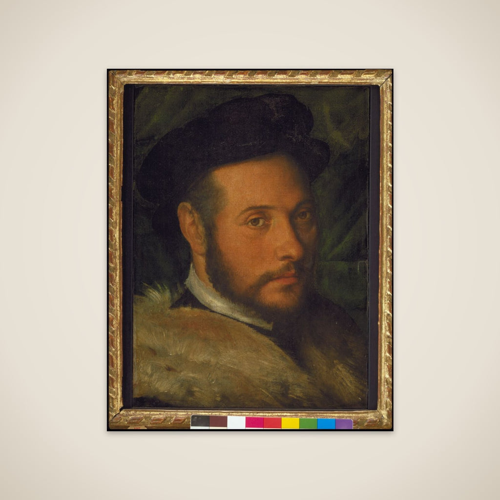 Mandsportræt unframed print